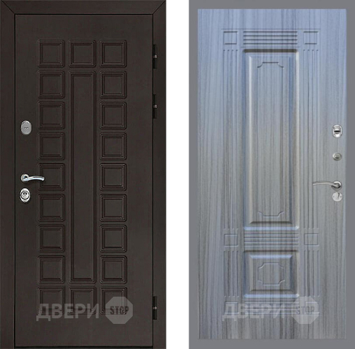Входная металлическая Дверь Рекс (REX) Сенатор 3К FL-2 Сандал грей в Можайске