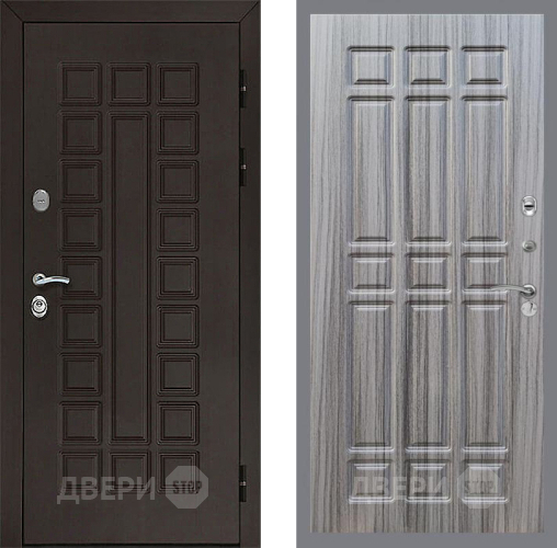 Входная металлическая Дверь Рекс (REX) Сенатор 3К FL-33 Сандал грей в Можайске