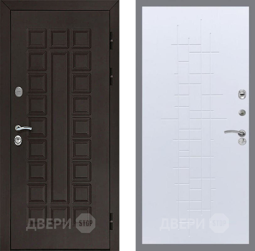 Входная металлическая Дверь Рекс (REX) Сенатор 3К FL-289 Белый ясень в Можайске