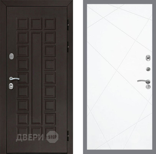 Входная металлическая Дверь Рекс (REX) Сенатор 3К FL-291 Силк Сноу в Можайске