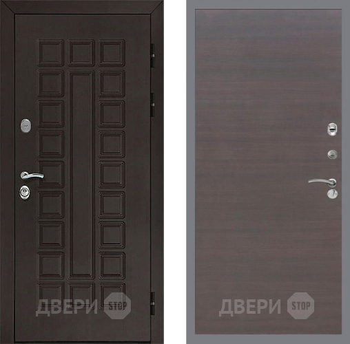 Входная металлическая Дверь Рекс (REX) Сенатор 3К GL венге поперечный в Можайске