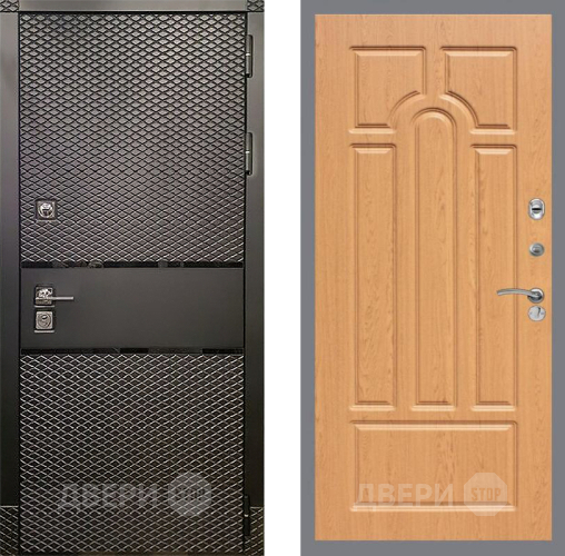 Входная металлическая Дверь Рекс (REX) 15 Черный Кварц FL-58 Дуб в Можайске