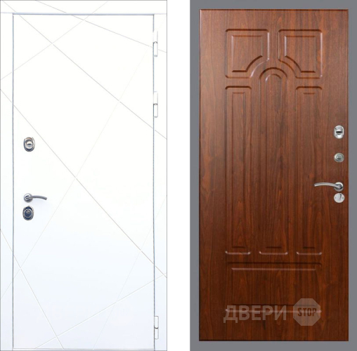 Входная металлическая Дверь Рекс (REX) 13 Силк Сноу FL-58 Морёная берёза в Можайске