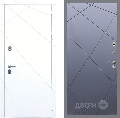 Входная металлическая Дверь Рекс (REX) 13 Силк Сноу FL-291 Силк титан в Можайске