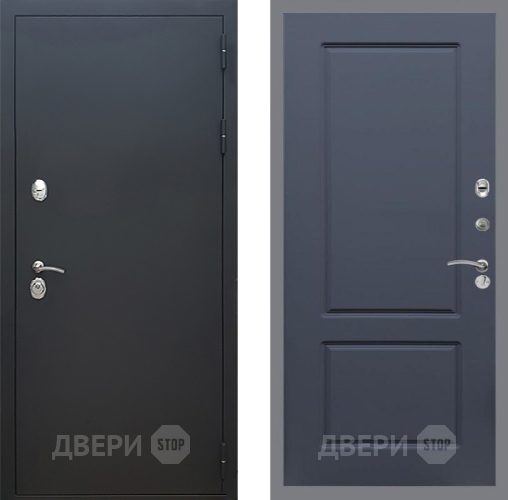 Входная металлическая Дверь Рекс (REX) 5 Черный Муар FL-117 Силк титан в Можайске