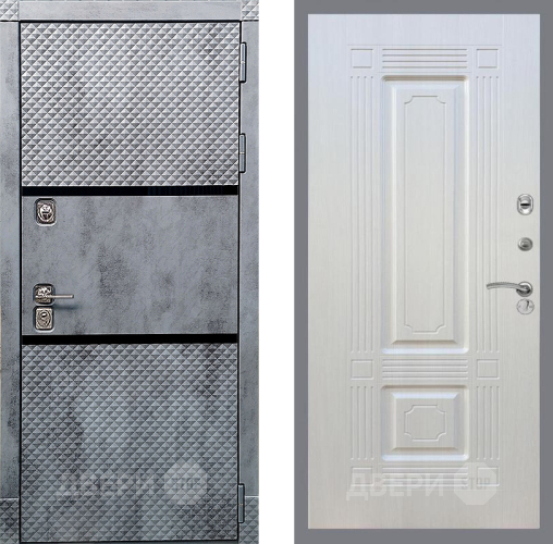 Входная металлическая Дверь Рекс (REX) 15 Бетон Темный FL-2 Лиственница беж в Можайске