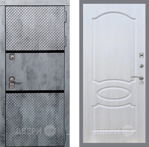 Входная металлическая Дверь Рекс (REX) 15 Бетон Темный FL-128 Лиственница беж в Можайске