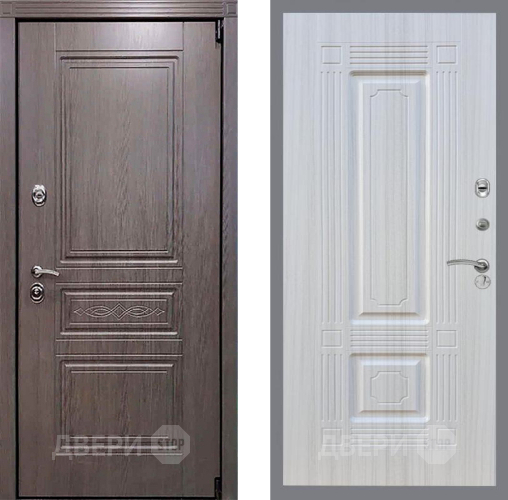 Входная металлическая Дверь Рекс (REX) Премиум-S FL-2 Сандал белый в Можайске