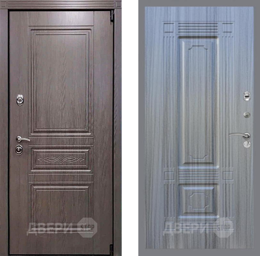 Входная металлическая Дверь Рекс (REX) Премиум-S FL-2 Сандал грей в Можайске