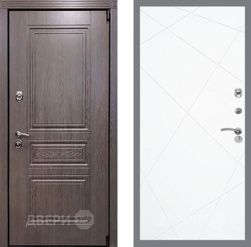 Входная металлическая Дверь Рекс (REX) Премиум-S FL-291 Силк Сноу в Можайске