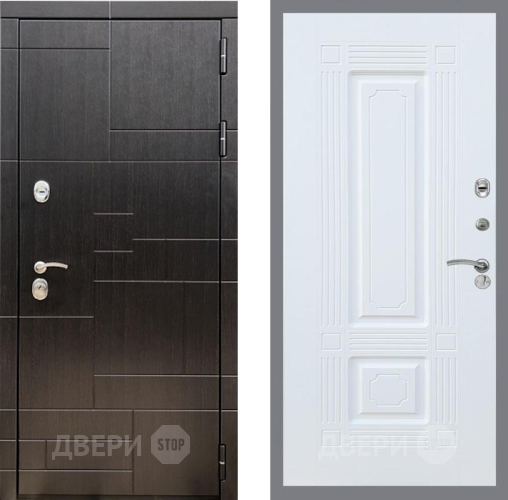 Входная металлическая Дверь Рекс (REX) 20 FL-2 Силк Сноу в Можайске