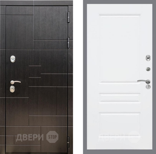 Входная металлическая Дверь Рекс (REX) 20 FL-243 Силк Сноу в Можайске