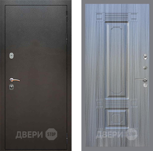 Входная металлическая Дверь Рекс (REX) 5 Серебро Антик FL-2 Сандал грей в Можайске