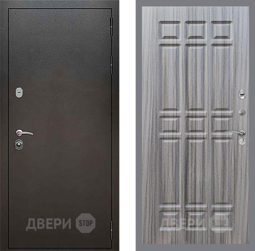 Входная металлическая Дверь Рекс (REX) 5 Серебро Антик FL-33 Сандал грей в Можайске
