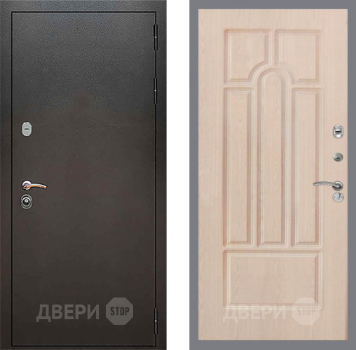 Входная металлическая Дверь Рекс (REX) 5 Серебро Антик FL-58 Беленый дуб в Можайске