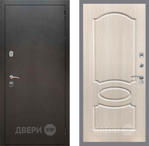 Дверь Рекс (REX) 5 Серебро Антик FL-128 Беленый дуб в Можайске