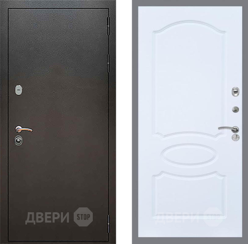 Дверь Рекс (REX) 5 Серебро Антик FL-128 Силк Сноу в Можайске