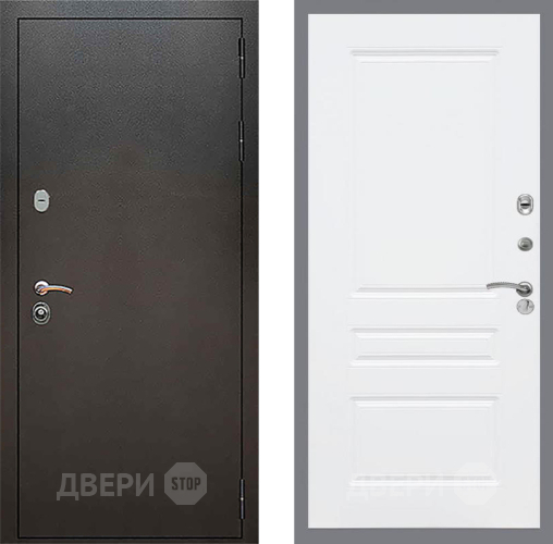 Дверь Рекс (REX) 5 Серебро Антик FL-243 Силк Сноу в Можайске