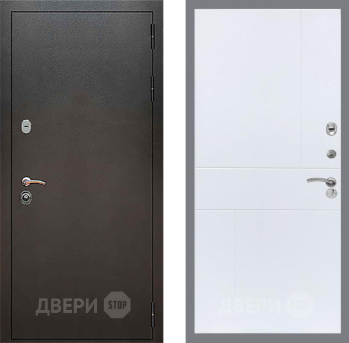 Дверь Рекс (REX) 5 Серебро Антик FL-290 Силк Сноу в Можайске