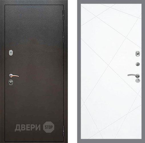 Дверь Рекс (REX) 5 Серебро Антик FL-291 Силк Сноу в Можайске