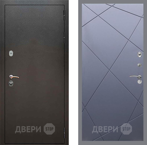 Входная металлическая Дверь Рекс (REX) 5 Серебро Антик FL-291 Силк титан в Можайске