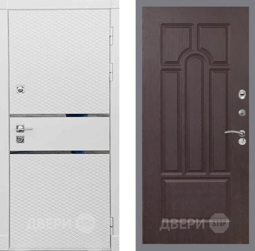 Входная металлическая Дверь Рекс (REX) 15 Силк Сноу FL-58 Венге в Можайске