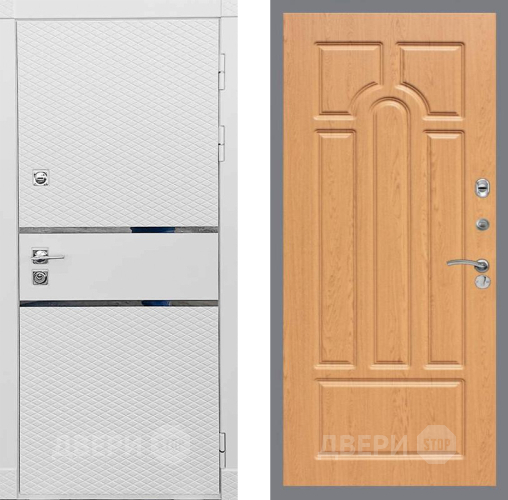 Входная металлическая Дверь Рекс (REX) 15 Силк Сноу FL-58 Дуб в Можайске