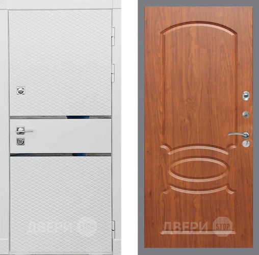 Входная металлическая Дверь Рекс (REX) 15 Силк Сноу FL-128 Морёная берёза в Можайске