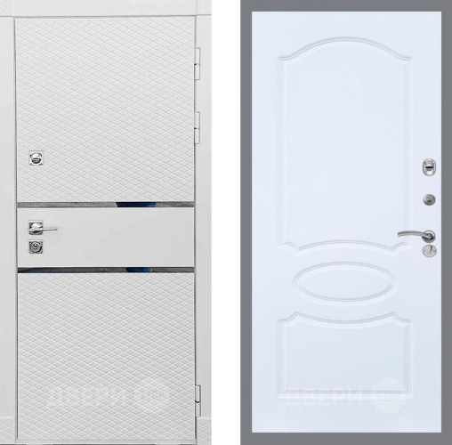 Входная металлическая Дверь Рекс (REX) 15 Силк Сноу FL-128 Силк Сноу в Можайске