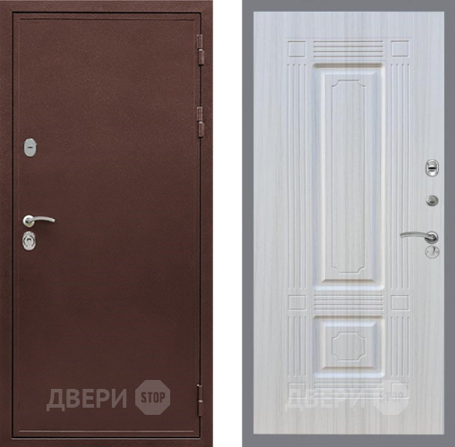 Входная металлическая Дверь Рекс (REX) 5А FL-2 Сандал белый в Можайске