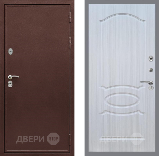 Входная металлическая Дверь Рекс (REX) 5А FL-128 Сандал белый в Можайске