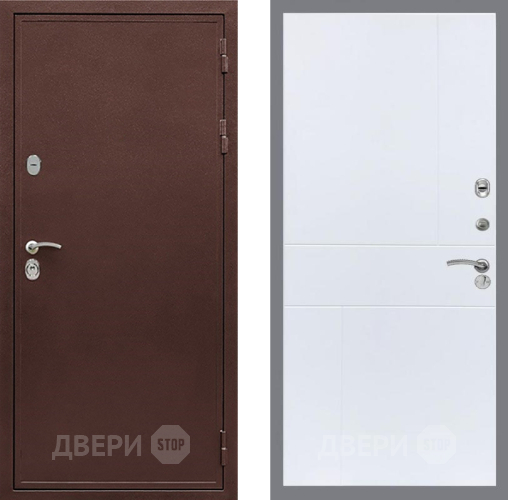 Входная металлическая Дверь Рекс (REX) 5А FL-290 Силк Сноу в Можайске