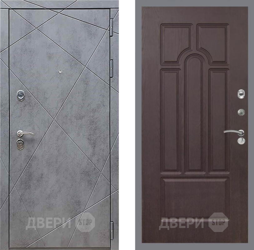 Входная металлическая Дверь Рекс (REX) 13 Бетон Темный FL-58 Венге в Можайске