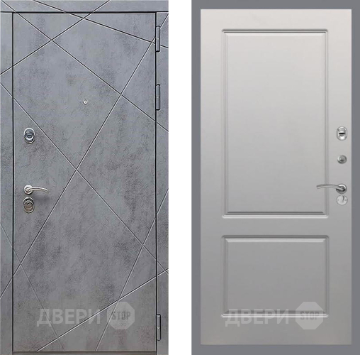 Входная металлическая Дверь Рекс (REX) 13 Бетон Темный FL-117 Грей софт в Можайске
