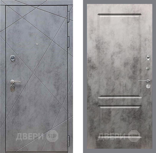 Входная металлическая Дверь Рекс (REX) 13 Бетон Темный FL-117 Бетон темный в Можайске