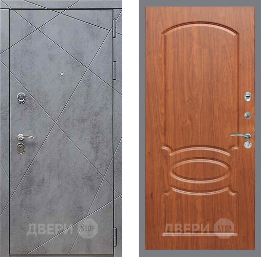 Входная металлическая Дверь Рекс (REX) 13 Бетон Темный FL-128 Морёная берёза в Можайске