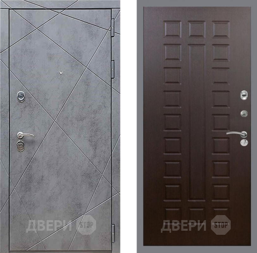 Входная металлическая Дверь Рекс (REX) 13 Бетон Темный FL-183 Венге в Можайске