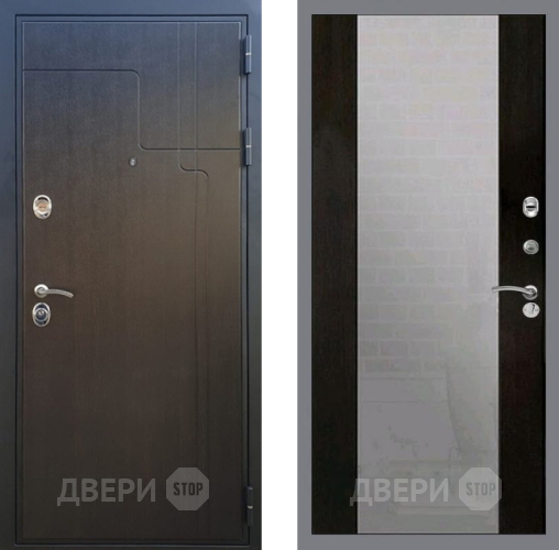 Входная металлическая Дверь Рекс (REX) Премиум-246 СБ-16 Зеркало Венге в Можайске