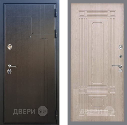 Входная металлическая Дверь Рекс (REX) Премиум-246 FL-2 Беленый дуб в Можайске