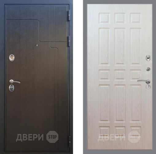 Входная металлическая Дверь Рекс (REX) Премиум-246 FL-33 Беленый дуб в Можайске