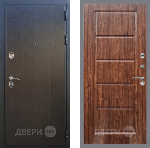 Дверь Рекс (REX) Премиум-246 FL-39 орех тисненый в Можайске
