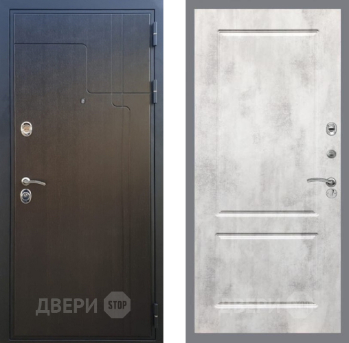 Входная металлическая Дверь Рекс (REX) Премиум-246 FL-117 Бетон светлый в Можайске