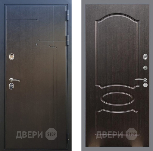 Входная металлическая Дверь Рекс (REX) Премиум-246 FL-128 Венге светлый в Можайске