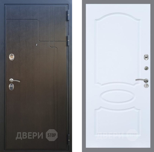Входная металлическая Дверь Рекс (REX) Премиум-246 FL-128 Силк Сноу в Можайске
