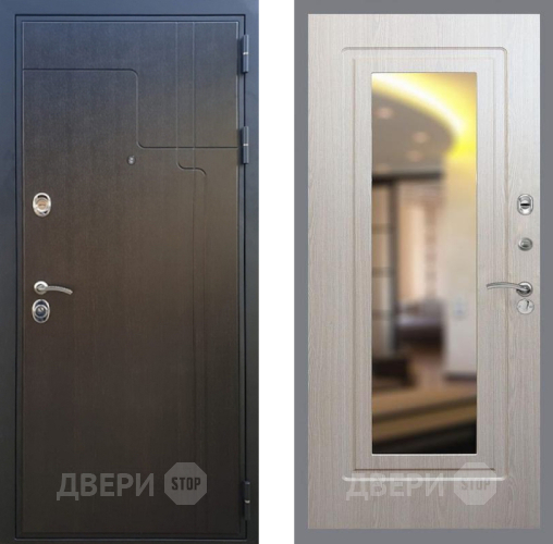 Входная металлическая Дверь Рекс (REX) Премиум-246 FLZ-120 Беленый дуб в Можайске