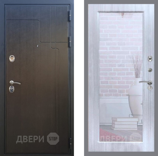 Дверь Рекс (REX) Премиум-246 Зеркало Пастораль Сандал белый в Можайске