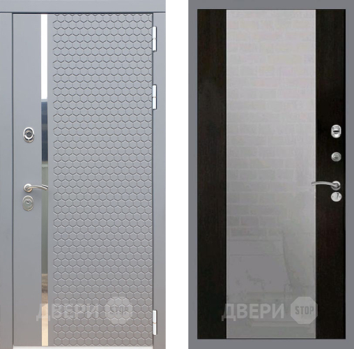 Входная металлическая Дверь Рекс (REX) 24 СБ-16 Зеркало Венге в Можайске