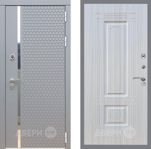 Входная металлическая Дверь Рекс (REX) 24 FL-2 Сандал белый в Можайске