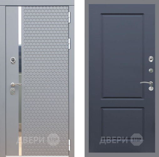 Входная металлическая Дверь Рекс (REX) 24 FL-117 Силк титан в Можайске