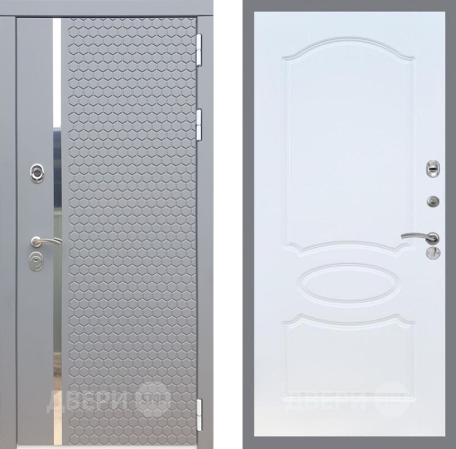 Входная металлическая Дверь Рекс (REX) 24 FL-128 Белый ясень в Можайске
